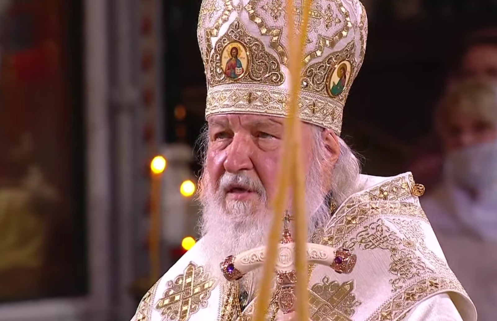 Patriarcha Cyryl odprawia nabożeństwo w 